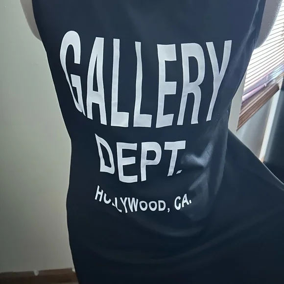 All black n white urban fashion tank dress - Picture 3 of 3